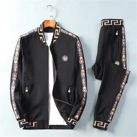 outfit man versace|versace tracksuit men's price.